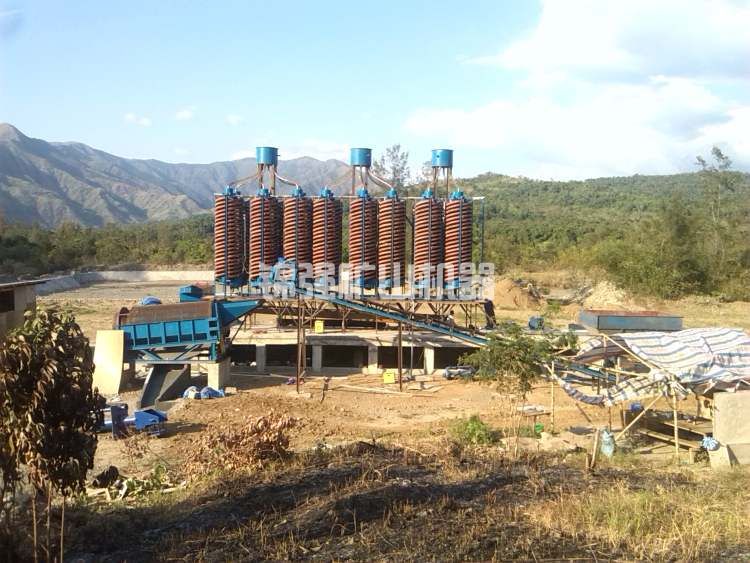 鋯鈦砂預(yù)選富集工藝流程圖 鋯鈦砂預(yù)選富集工藝流程圖